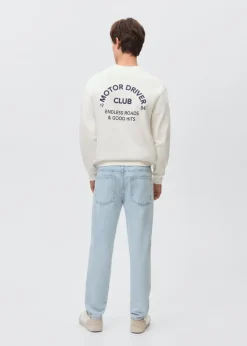 MANGO Bluzy*Bluza bawełniana z nadrukowanym napisem