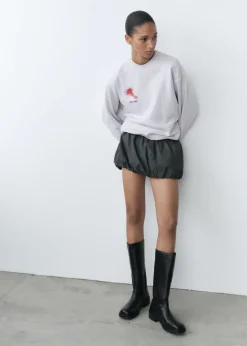 MANGO Swetry I Kardigany*Bluza bawełniana z nadrukowanym napisem