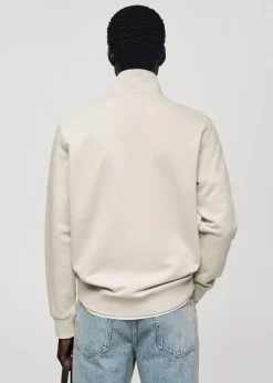 MANGO Bluzy*Bluza bawełniana z suwakiem