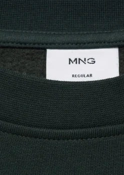 MANGO Bluzy*Bluza bawełniana z wyhaftowanym napisem