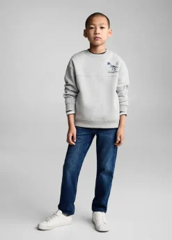 Dzieci MANGO Bluzy*Bluza bawełniana ze wzorem