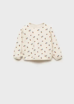 Dzieci MANGO Bluzy*Bluza bawełniana ze wzorem