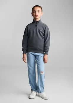 Dzieci MANGO Bluzy*Bluza bawełniana ze wzorem