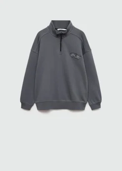 Dzieci MANGO Bluzy*Bluza bawełniana ze wzorem