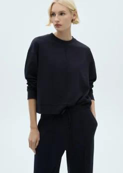 MANGO Swetry I Kardigany*Bluza oversize z przeszyciami