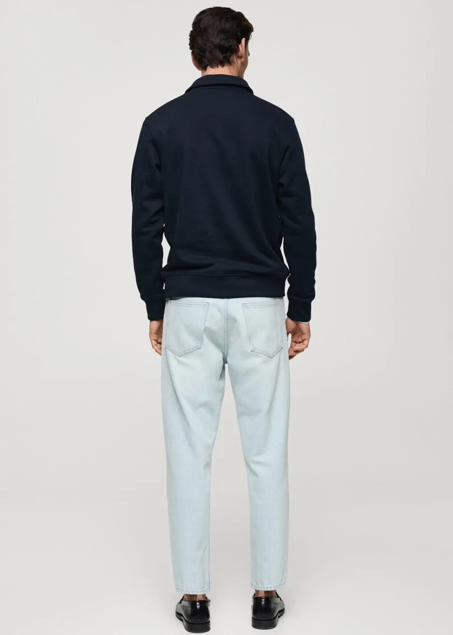 MANGO Bluzy|Koszulki Polo*Bluza polo bawełniana regular fit