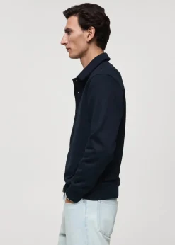 MANGO Bluzy|Koszulki Polo*Bluza polo bawełniana regular fit