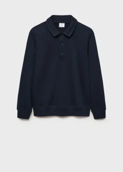 MANGO Bluzy|Koszulki Polo*Bluza polo bawełniana regular fit