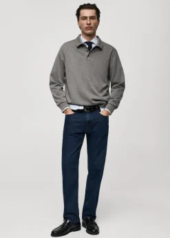 MANGO Bluzy|Koszulki Polo*Bluza polo regular fit