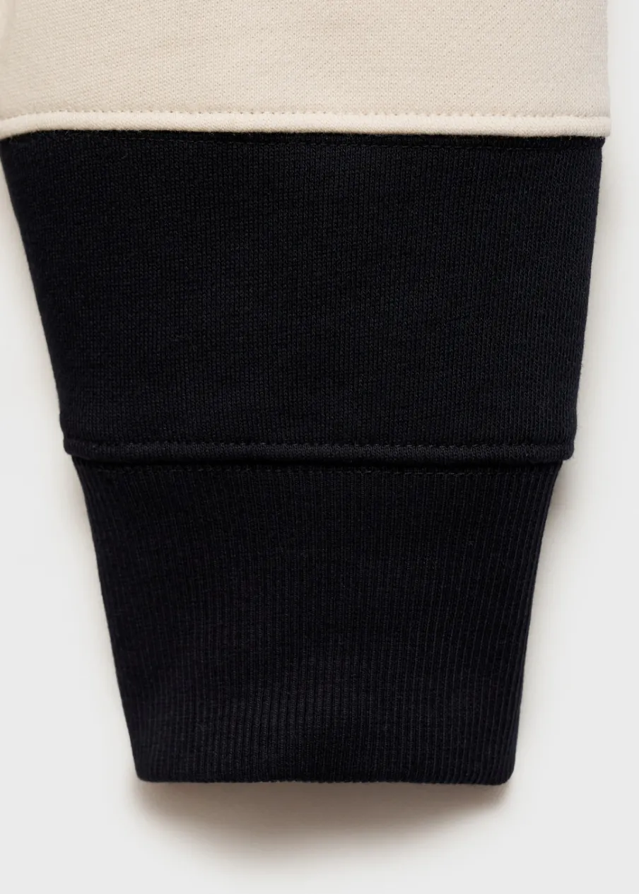 MANGO Bluzy|Koszulki Polo*Bluza polo z bawełny w paski