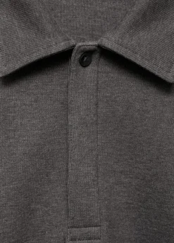 MANGO Bluzy|Koszulki Polo*Bluza polo z haftem