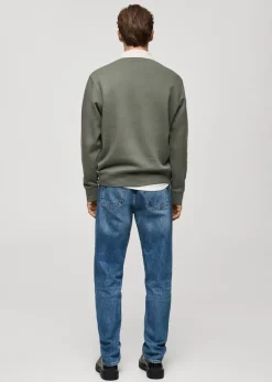 MANGO Bluzy|Koszulki Polo*Bluza polo z napisem z przodu