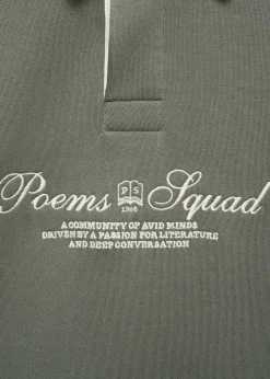 MANGO Bluzy|Koszulki Polo*Bluza polo z napisem z przodu