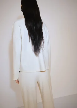 MANGO Swetry I Kardigany*Bluza sztruksowa z półgolfem