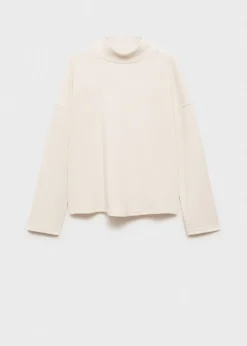 MANGO Swetry I Kardigany*Bluza sztruksowa z półgolfem