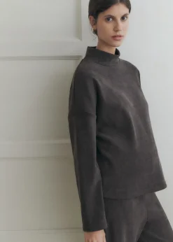 MANGO Swetry I Kardigany*Bluza sztruksowa z półgolfem