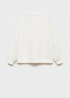 Dzieci MANGO Bluzy*Bluza w kwiaty z cekinami