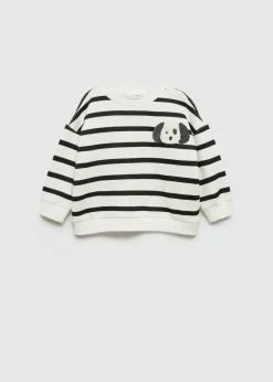 Dzieci MANGO Bluzy*Bluza w paski