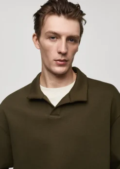 MANGO Bluzy|Koszulki Polo*Bluza w stylu polo relaxed fit