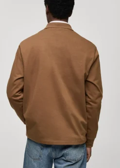 MANGO Bluzy|Koszulki Polo*Bluza w stylu polo z 100% bawełny