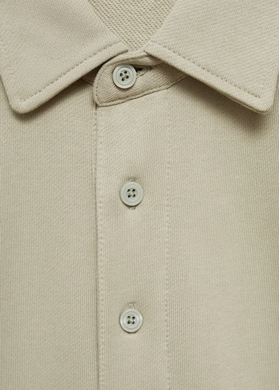 MANGO Bluzy|Koszulki Polo*Bluza w stylu polo z 100% bawełny