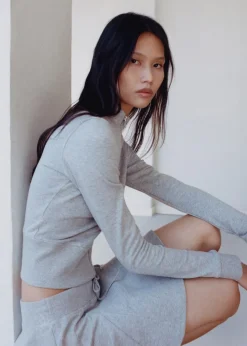 MANGO Swetry I Kardigany*Bluza z asymetrycznym suwakiem