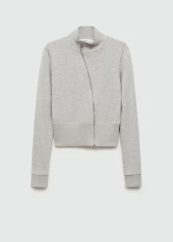 MANGO Swetry I Kardigany*Bluza z asymetrycznym suwakiem