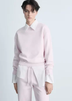 MANGO Swetry I Kardigany*Bluza z bawełny z okrągłym dekoltem