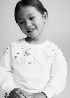 Dzieci MANGO Bluzy*Bluza z cekinami