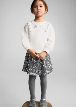 Dzieci MANGO Bluzy*Bluza z cekinami