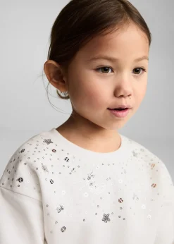 Dzieci MANGO Bluzy*Bluza z cekinami