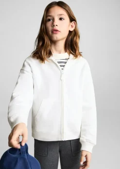 Dzieci MANGO Bluzy*Bluza z kapturem bez zapięcia