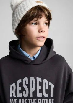 Dzieci MANGO Bluzy*Bluza z kapturem i nadrukiem