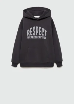 Dzieci MANGO Bluzy*Bluza z kapturem i nadrukiem