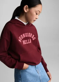 Dzieci MANGO Bluzy*Bluza z kapturem i nadrukiem