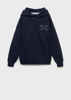 Dzieci MANGO Bluzy*Bluza z kapturem i nadrukiem