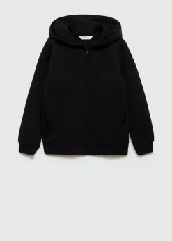 Dzieci MANGO Bluzy*Bluza z kapturem i suwakiem