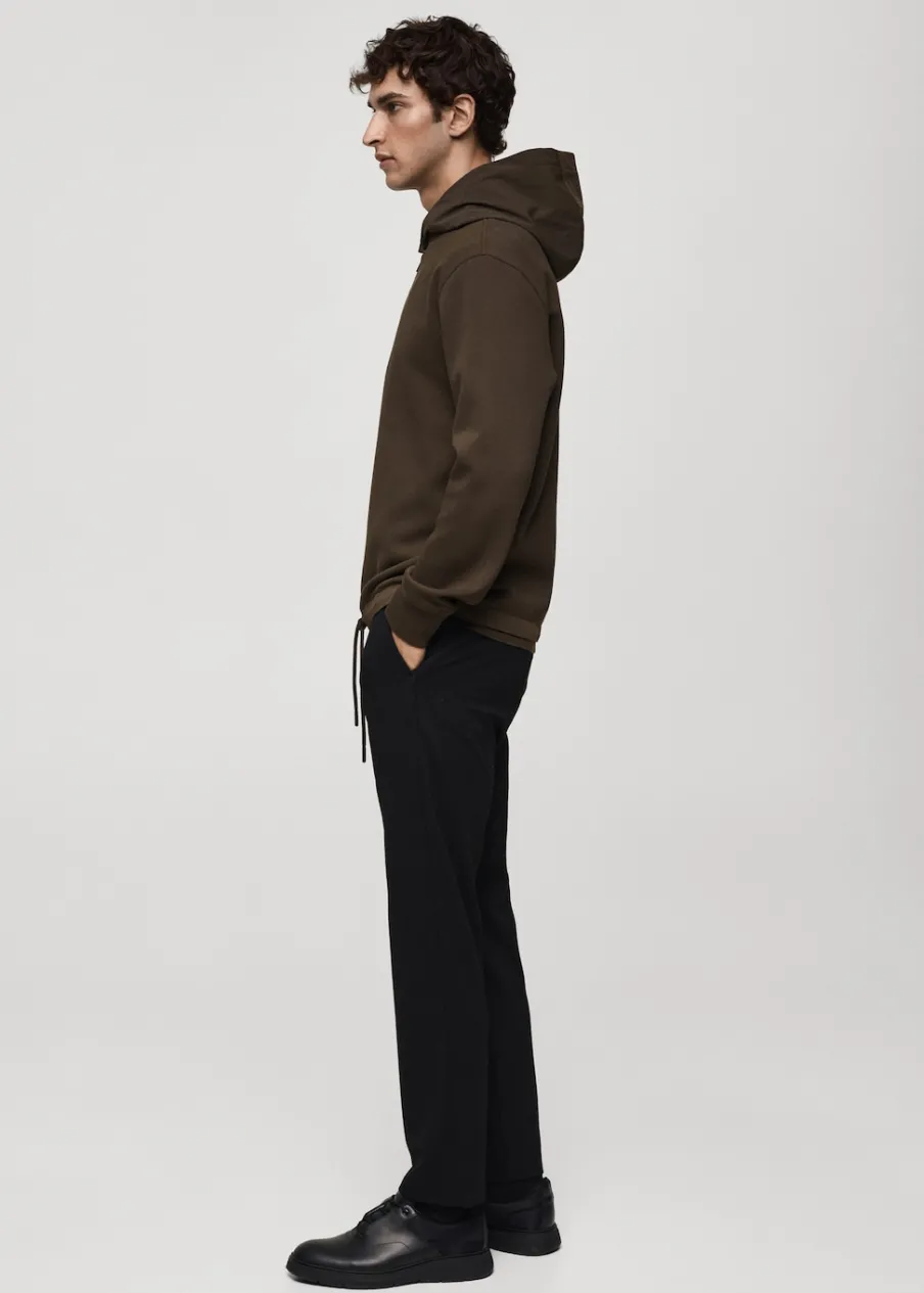 MANGO Bluzy*Bluza z kapturem regular fit comfort strech