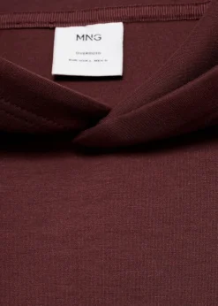 MANGO Bluzy*Bluza z kapturem relaxed fit