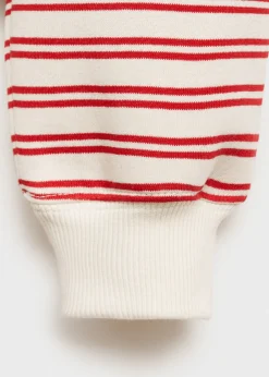 Dzieci MANGO Bluzy*Bluza z kapturem w paski