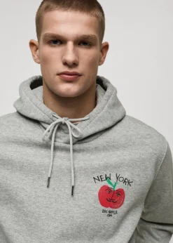 MANGO Bluzy*Bluza z kapturem z grafiką