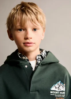 Dzieci MANGO Bluzy*Bluza z kołnierzykiem polo