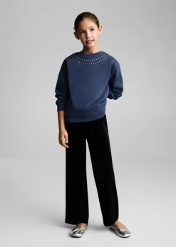 Dzieci MANGO Bluzy*Bluza z koralikami