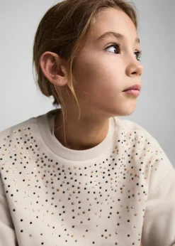 Dzieci MANGO Bluzy*Bluza z koralikami