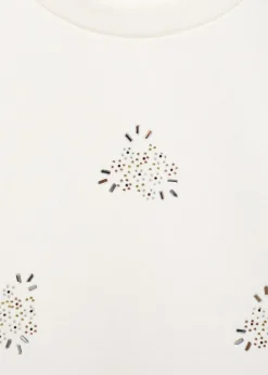 Dzieci MANGO Bluzy*Bluza z koralikami