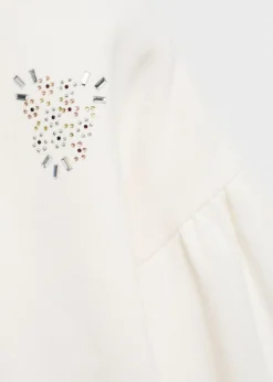 Dzieci MANGO Bluzy*Bluza z koralikami