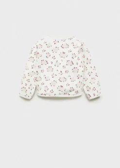 Dzieci MANGO Bluzy*Bluza z kwiatowym wzorem