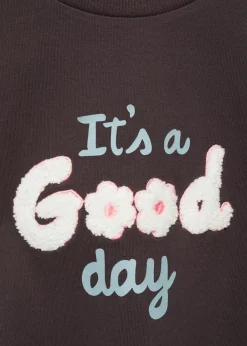 Dzieci MANGO Bluzy*Bluza z nadrukiem i haftem