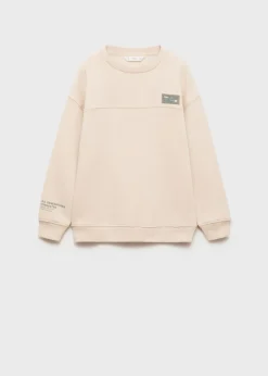 Dzieci MANGO Bluzy*Bluza z nadrukiem i naszywką