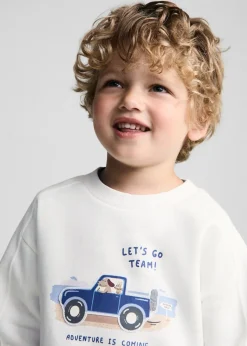 Dzieci MANGO Bluzy*Bluza z nadrukiem i naszywką